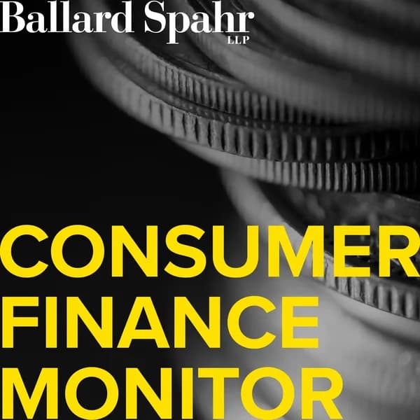 Cover art for Consumer Finance Monitor