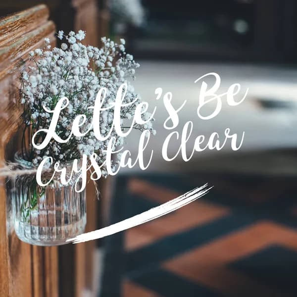 Cover art for Lette's Be Crystal Clear
