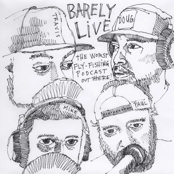 Cover art for "The Barely Live Podcast"