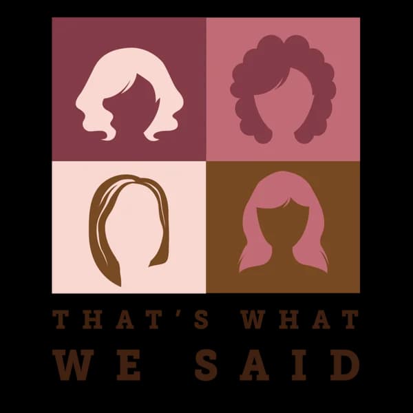 Cover art for That's What We Said