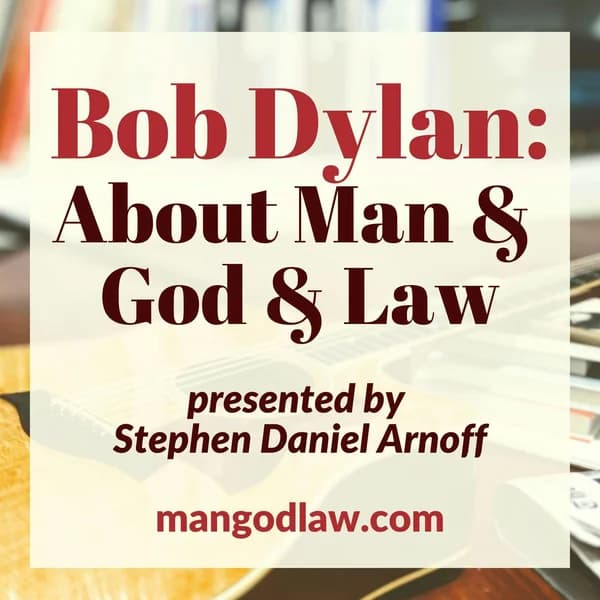 Cover art for Bob Dylan: About Man and God and Law
