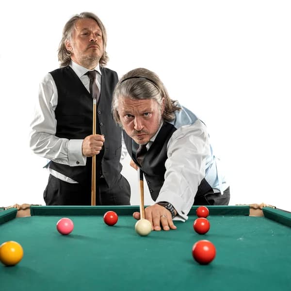 Cover art for Me1 vs Me2 Snooker with Richard Herring