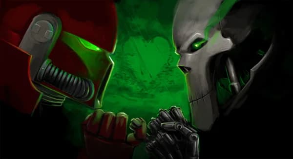 Cover art for Allies Of Convenience 40k Podcast