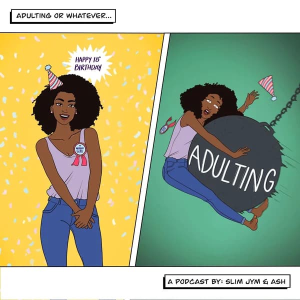Cover art for Adulting or Whatever...