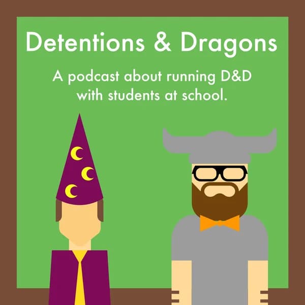 Cover art for Detentions and Dragons