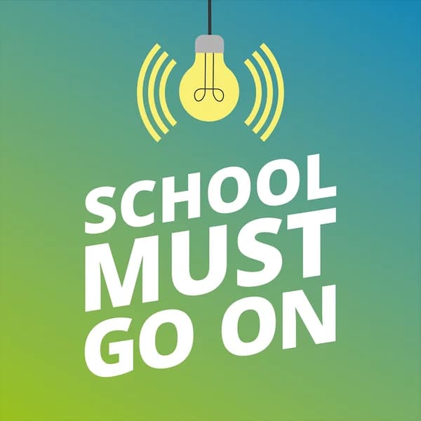 Cover art for School must go on