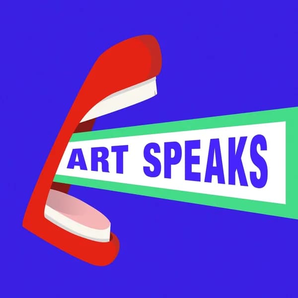 Cover art for Art speaks