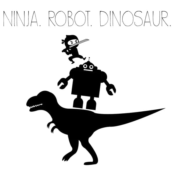 Cover art for Ninja Robot Dinosaur