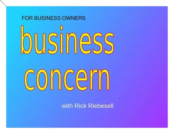 Cover art for Business Concern
