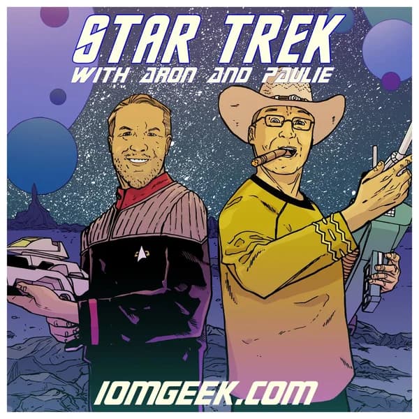 Cover art for Star Trek with Aron and Paulie