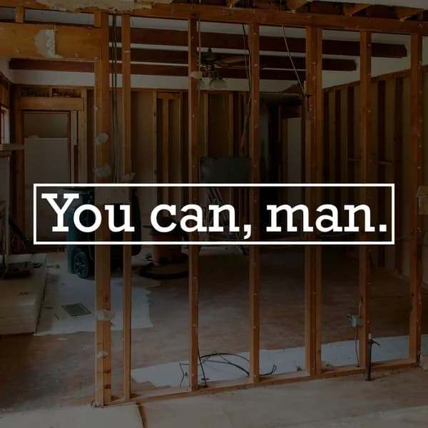 Cover art for You can, man.