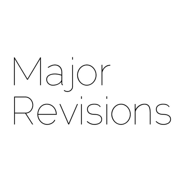 Cover art for Major Revisions