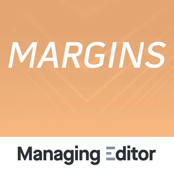 Cover art for Margins from Managing Editor Magazine
