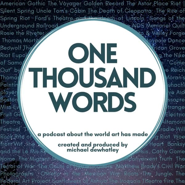 Cover art for One Thousand Words: the world art created