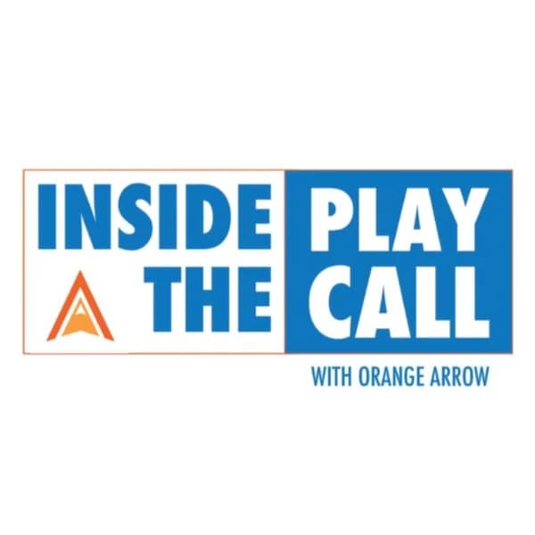 Cover art for Inside The Play Call with Orange Arrow