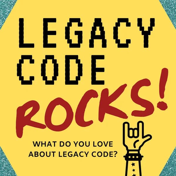 Cover art for Legacy Code Rocks