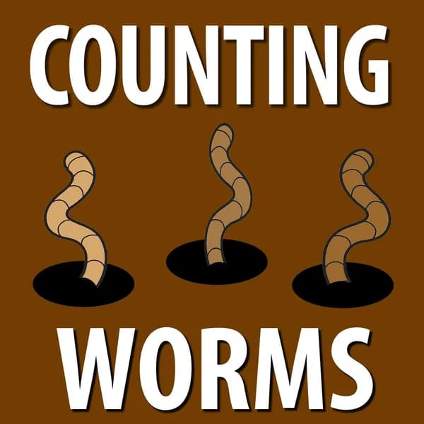 Cover art for Counting Worms: Murder, True Crime and Death
