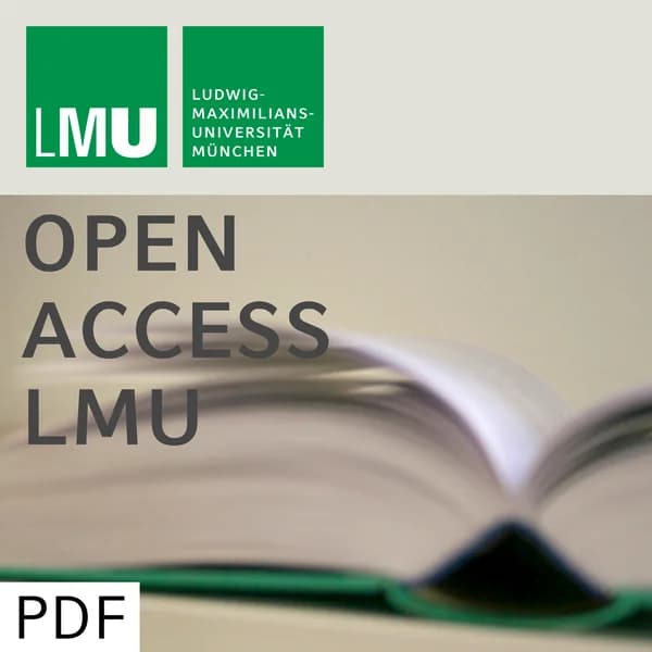 Cover art for Medizin - Open Access LMU - Teil 20/22