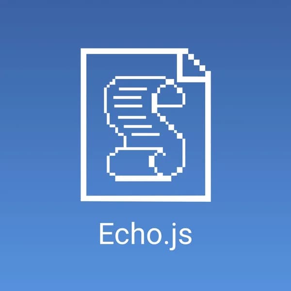 Cover art for Echo.js 编程回响