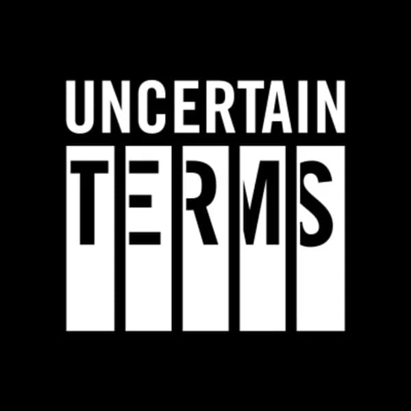 Cover art for Uncertain Terms