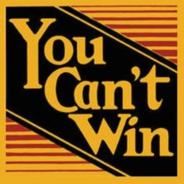 Cover art for You Can't Win