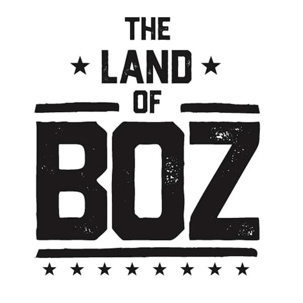 Cover art for ’The Land of Boz’ with Jeff Bosley