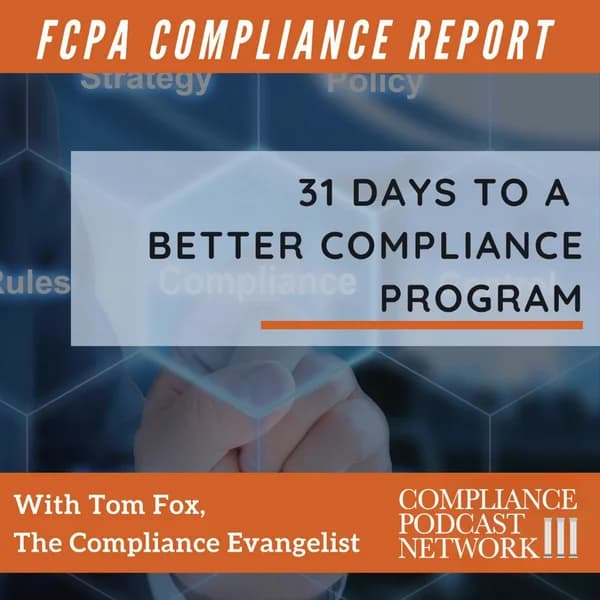 Cover art for 31 Days to a More Effective Compliance Program