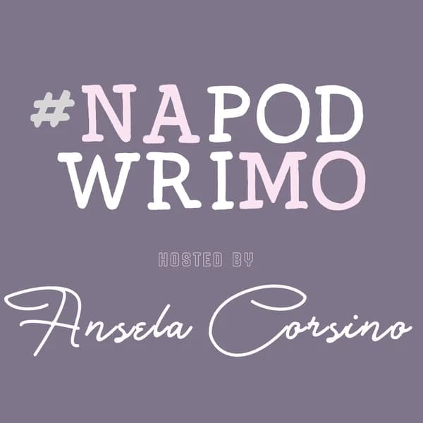Cover art for #NaPodWriMo Podcast