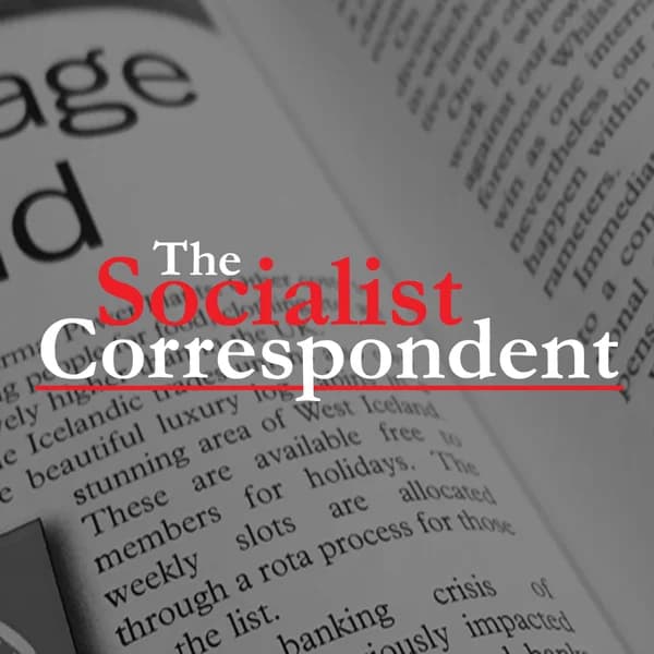 Cover art for Socialist correspondent