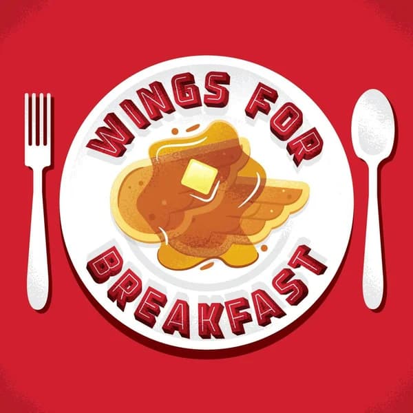 Cover art for Wings for Breakfast: A show about the Detroit Red Wings