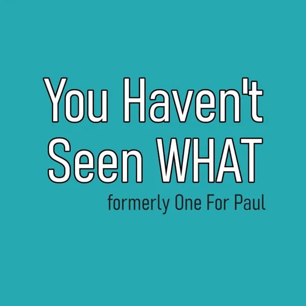 Cover art for You Haven't Seen WHAT (formerly One For paul)