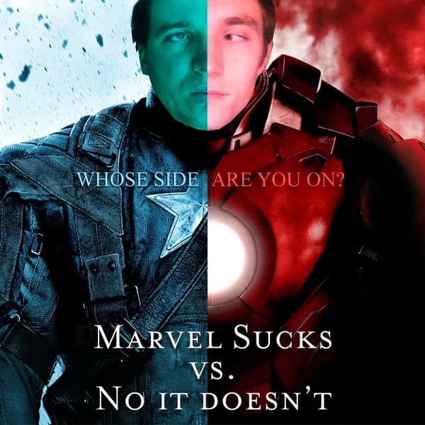 Cover art for Marvel Sucks vs. No it doesn't