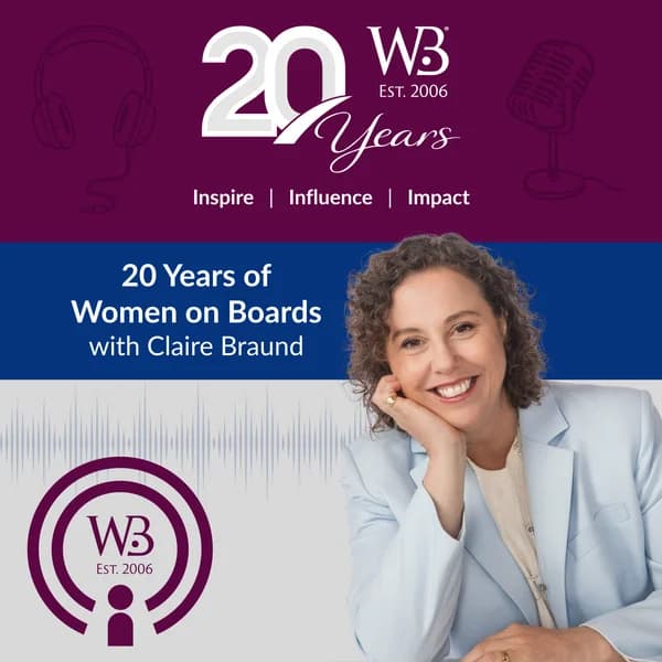 Cover art for Women on Boards - 20th Anniversary Series - Inspire | Influence | Impact