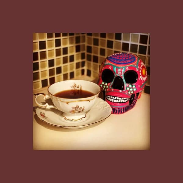 Cover art for Mortality and Tea with Amy - A lighter discussion on death