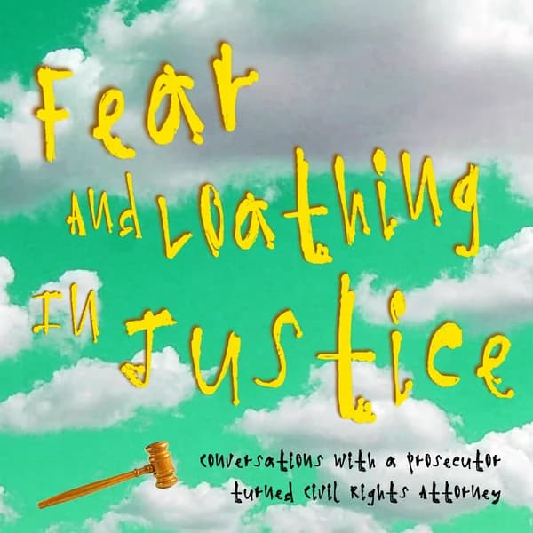 Cover art for Fear and Loathing in Justice: Conversations with a former prosecutor