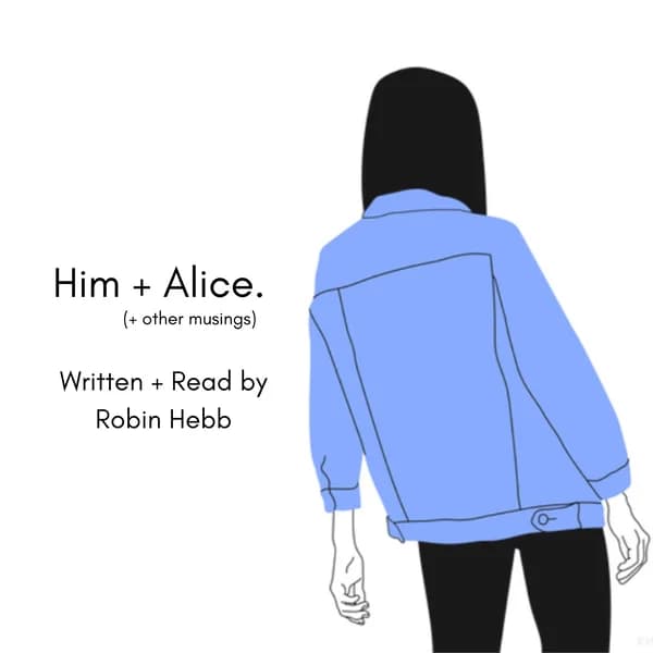 Cover art for Him + Alice (+ other musings)