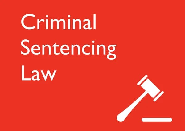 Cover art for Criminal Sentencing Law